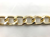 Chain for bags Model 080. Ring Diameter 1.5cm Color GOLD