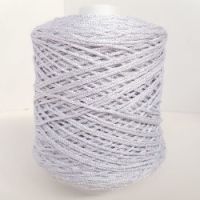 Yarn "Style Lurex 500" color WHITE/SILVER