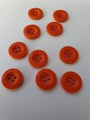 bt105p  bottoni arancio pz 10