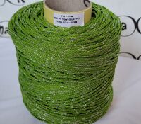 Yarn "Style Lurex 500" color ACID GREEN/silver