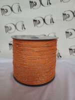 Yarn "Style Lurex 500" color ORANGE/SILVER