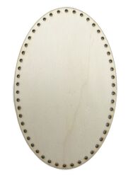 OVAL WOODEN BASE CM 24,5X15,5 PIECES 3