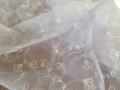 7413 ORGANZA PERLA RICAMATA 230X150