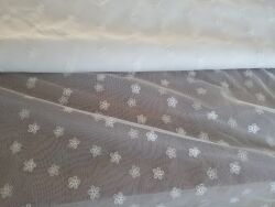 7478 TULLE RICAMATO FIORELLINI mt 5,40x150