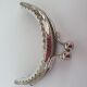 CLIC CLAC OVALE ARGENTO LAVORATO CM 8,5