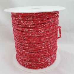 CORDINO THAI STELLA LUREX GR 200 ROSSO/ARGENTO