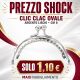 CLIC CLAC OVALE ARGENTO LISCIO CM 8