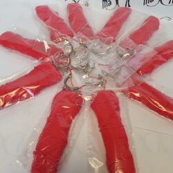 BOX ROSSO 10 CORDINI +10 CLIC CLAC portachiavi