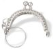  CLIC CLAC  PORTACHIAVI CM 5X3 ARGENTO 12 PEZZI