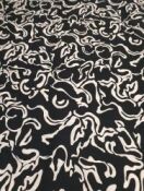 4120B VISCOSA STAMPA NERA/BIANCO 190X 165