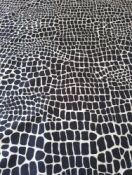 4135B POLI STAMPA PITONATO NERO 160X140