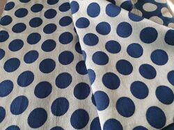 7025 SATIN POIS ARGENTATI DOUBLE 220X150