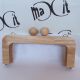 CHIUSURA CLIC CLAC  LEGNO 20X8+viti 3X2