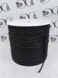 CORDINO THAI ITALIA LUREX GR 500 NERO/ARGENTO