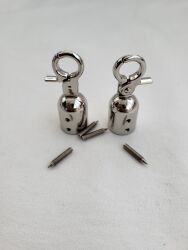 ATTACCO MANICI CILINDRI CON MOSCHETTONI- 2 PZ