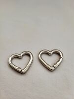 3.8 CM CARABINER, 2 PCS NICHEL