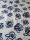 4138B COTONE STRETCH STAMPA ROSE BLU 180X145