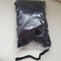 FETTUCCIA SPESSA COTONE GR 350 NERO 3 PEZZI