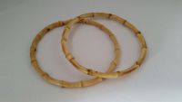 bamboo ring handles 17cm